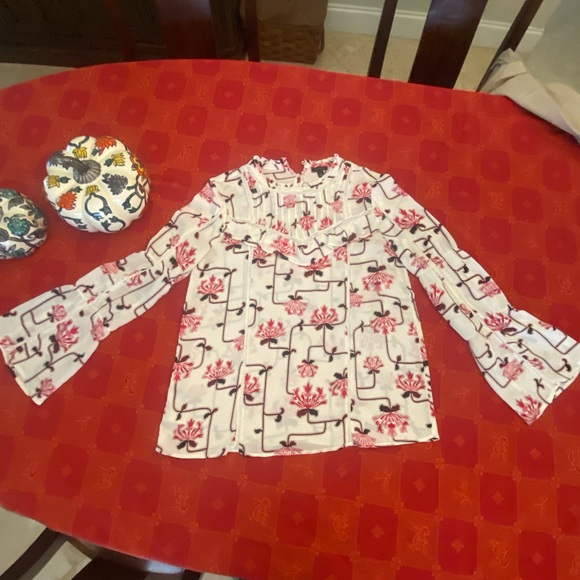 Ann Taylor mock neck blouse - Picture 2 of 6